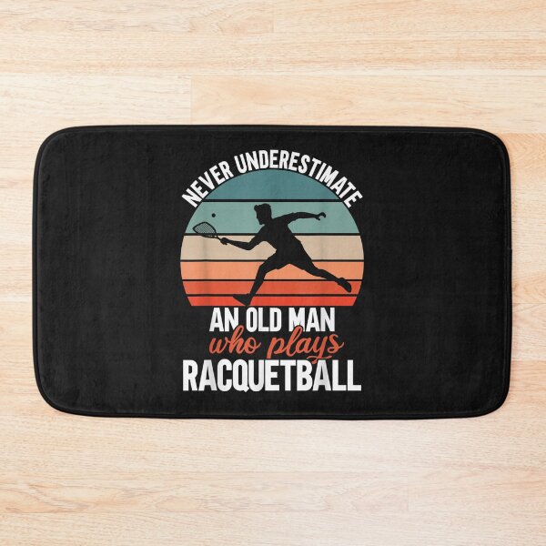 Item preview, Never Underestimate An Old Man Who Plays Racquetball  designed and sold by JeffreyNewmana.
