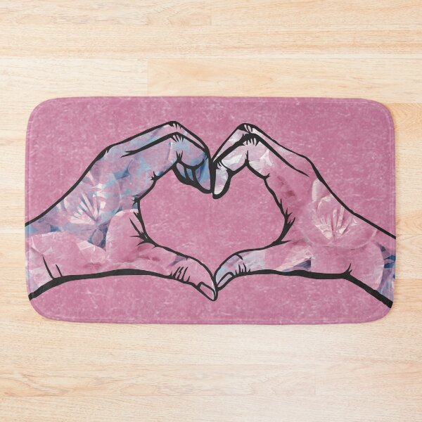 Item preview, Heart Hands on Pink Background designed and sold by m2inspiration.