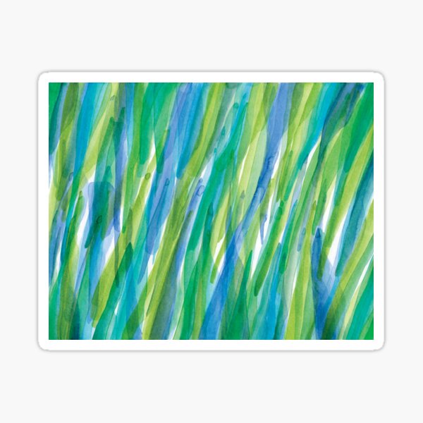 Sea Glass Rainstorm Sticker