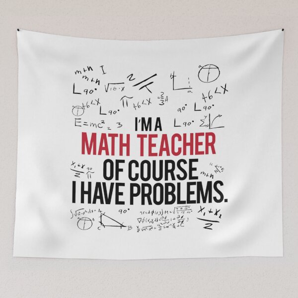 Item preview, Math Teacher With Problems iPhone Case 	 designed and sold by ryxjmgbfuwk42.