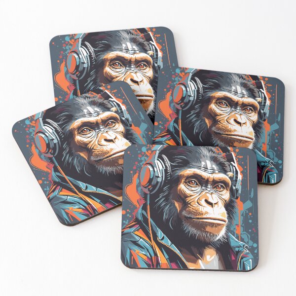 Item preview, Music lover Monkey designed and sold by CrookedS.