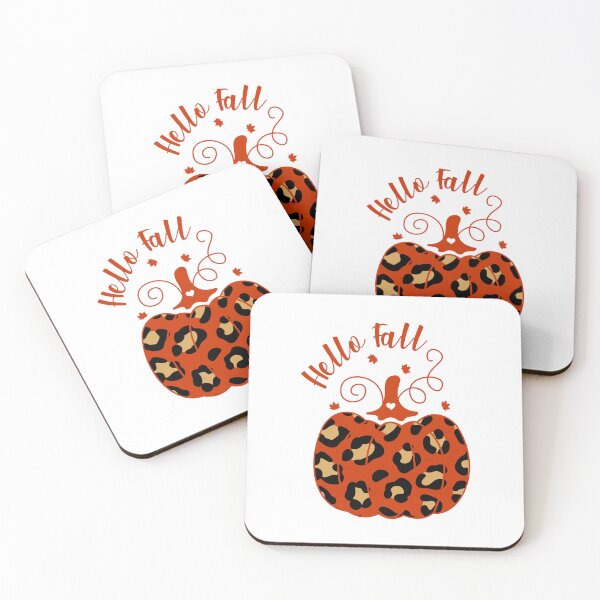 Item preview, Cute Pumpkin Leopard Hello Fall designed and sold by Tetete.