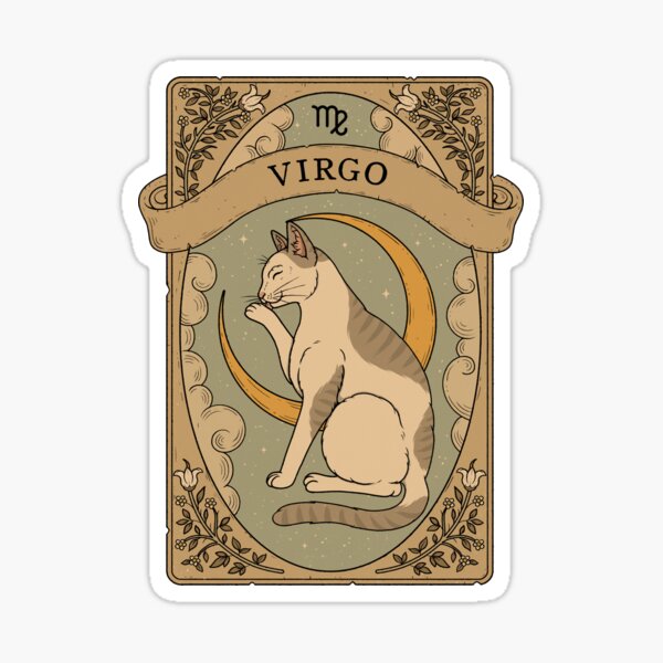 Item preview, Virgo - Cats Astrology designed and sold by Thiago Corrêa.