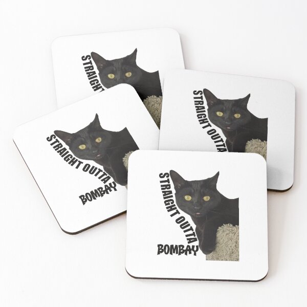 Item preview, Funny Meme Straight Outta Bombay Cat Design designed and sold by MimsTees.