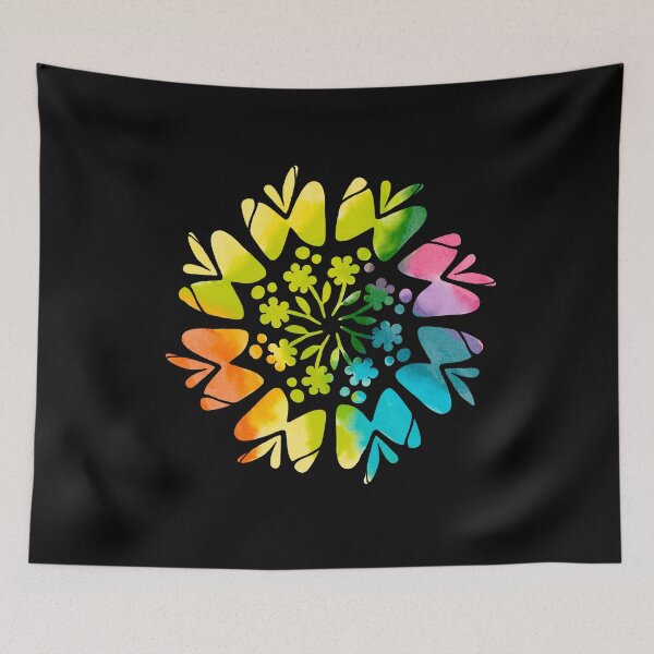 Item preview, colorful flowers,funny gift designed and sold by your-t-shirts55.