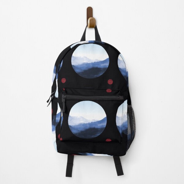Item preview, Japanese Landscape Nature with Mountains in Circle  	 designed and sold by vwnmjxicvl42.