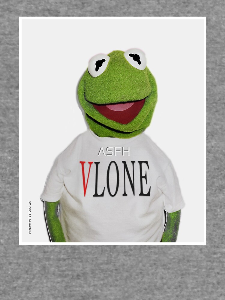 &quot;Supreme New York Kermit Vlone Tee&quot; Lightweight Hoodie by ASFH | Redbubble