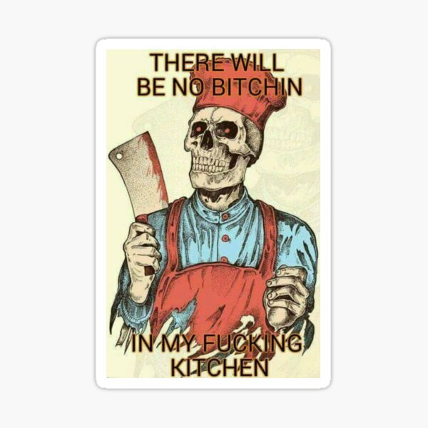 No bitchin in my kitchen Apron for Sale by lolora