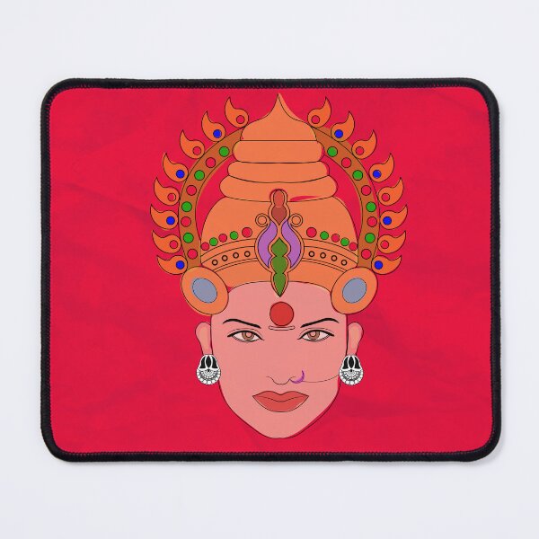 Item preview, Durga indian goddess sticker designed and sold by vikyky.