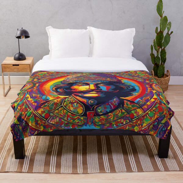 Item preview, Psicodélico Hippie Hombre Otro mundo Colorido Festival Tie-dye designed and sold by CM7Designs.