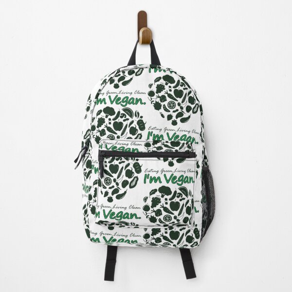 Item preview, World vegan day (Eating Green, Living Clean I'm Vegan.) designed and sold by NatalieJeans.