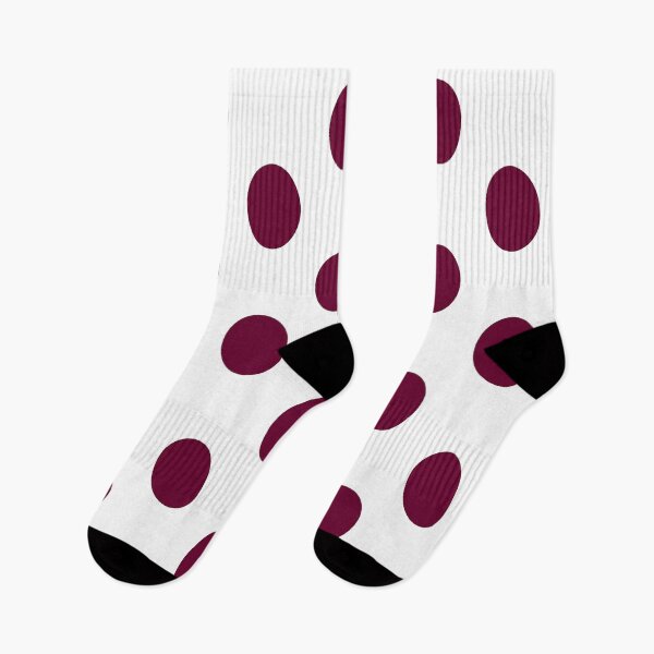 Item preview, Large BURGUNDY RED and WHITE POLKA DOTS designed and sold by RachelMacht.