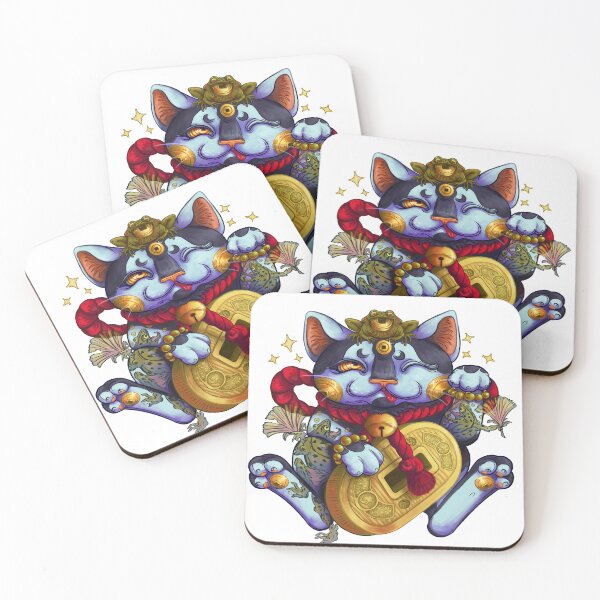Item preview, Monmon Japan Cat with Money designed and sold by NevermindOnArt.