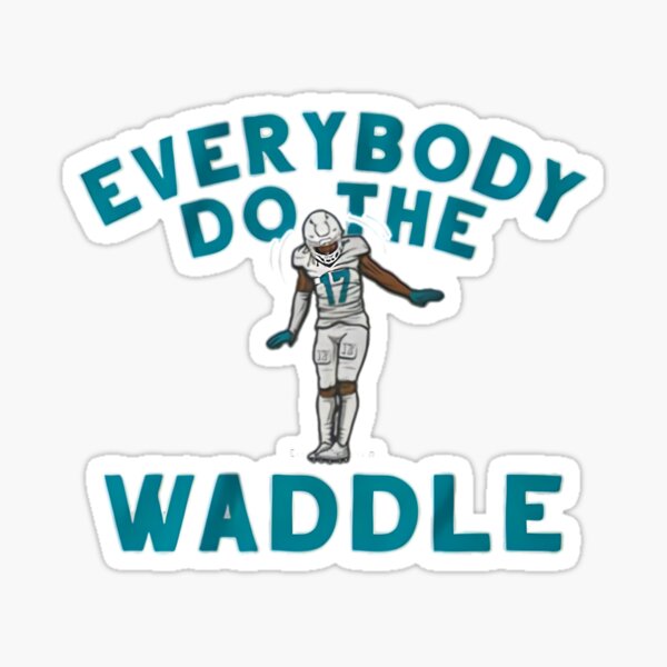 Jaylen Waddle Sticker for Sale by Jake Greiner