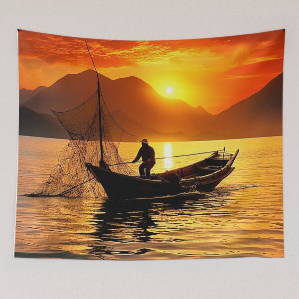 Item preview, Japanese Fisherman 2 designed and sold by ScenicViewPics.