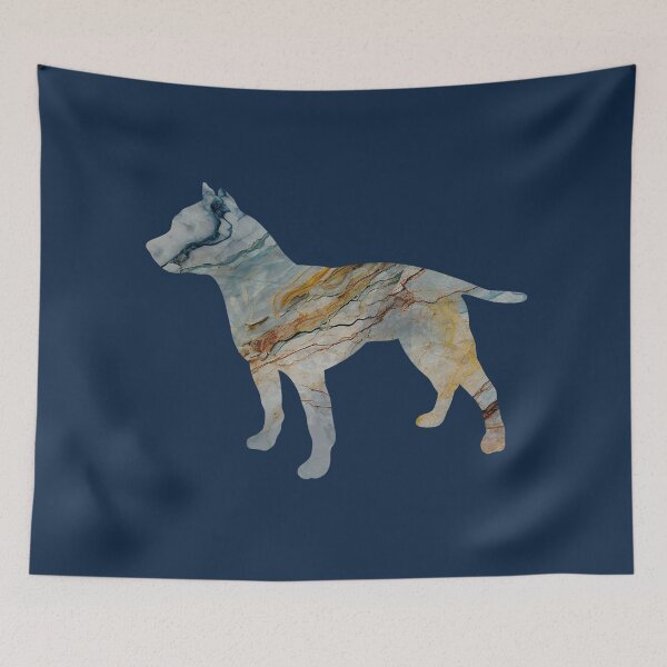 Item preview, Abstract Pit Bull Terrier designed and sold by reddogbuckeye.