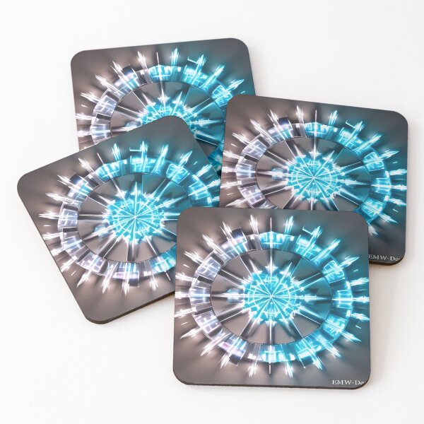 Item preview, Icicle-like glowing mandala designed and sold by DieKuenstlerei.