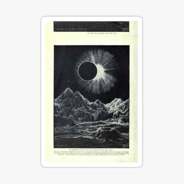 Vista previa del artículo con la obra «Eclipse de la Tierra y el Sol de la Luna», diseñado y vendido por JACK SHOEGAZER.