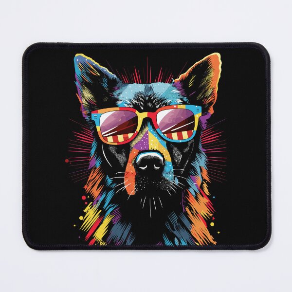Item preview, Colorful Cool Dog (6) designed and sold by atzek.