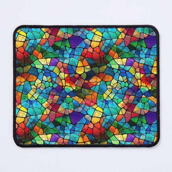 Item preview, Colourful Stained Glass Pattern background designed and sold by Graphics By Craig.