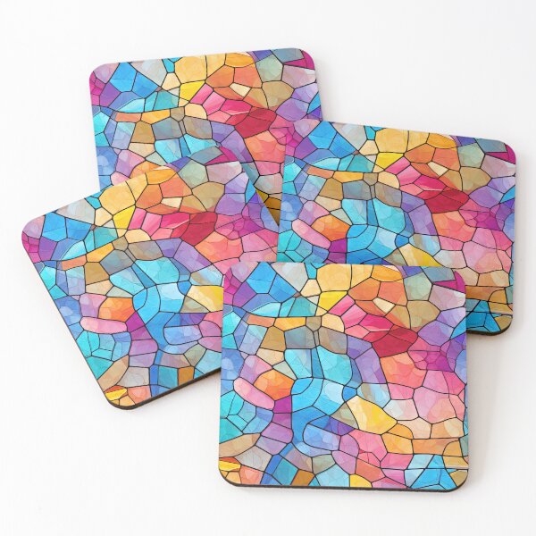 Item preview, Colourful Stained Glass Pattern background designed and sold by Graphics By Craig.