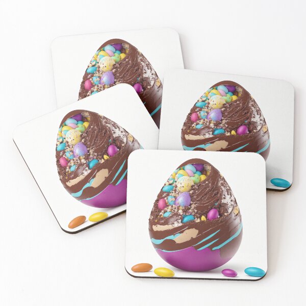 Item preview, Rustic decorated chocolate Easter Egg with little eggs designed and sold by ArtyBuys.