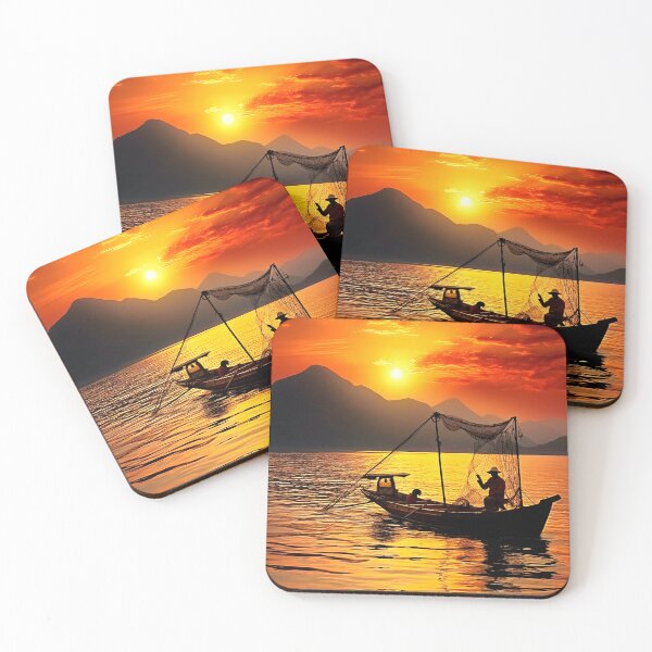 Item preview, Japanese Fisherman 4 designed and sold by ScenicViewPics.