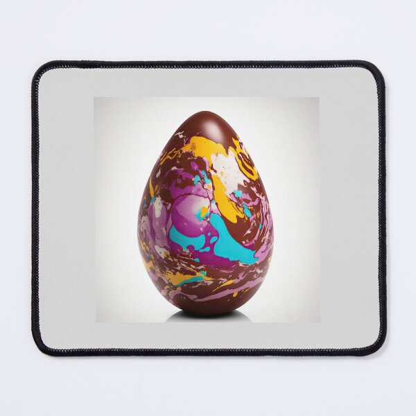 Item preview, Swirly color decorated chocolate Easter Egg designed and sold by ArtyBuys.