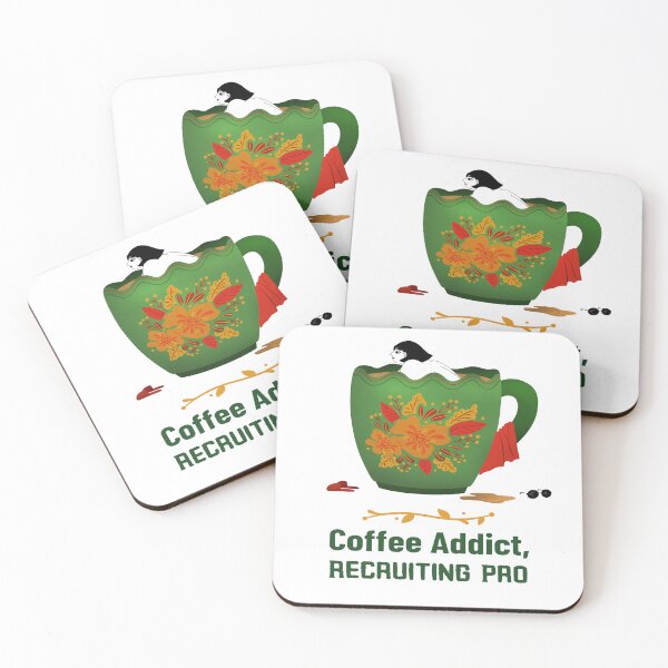 Item preview, Coffee Addict, Recruiting Pro designed and sold by joabaj.