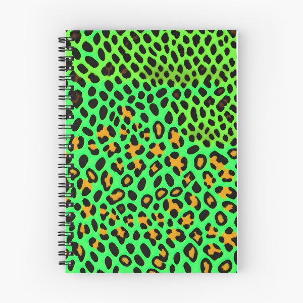 Item preview, Green and Orange Leopard Print 01 designed and sold by Artekinium.