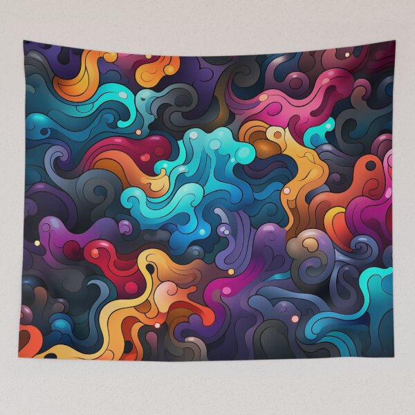 Item preview,  Vibrant and Avant-garde Color Patterns: Unique and Timeless Design 7 designed and sold by artyfull.