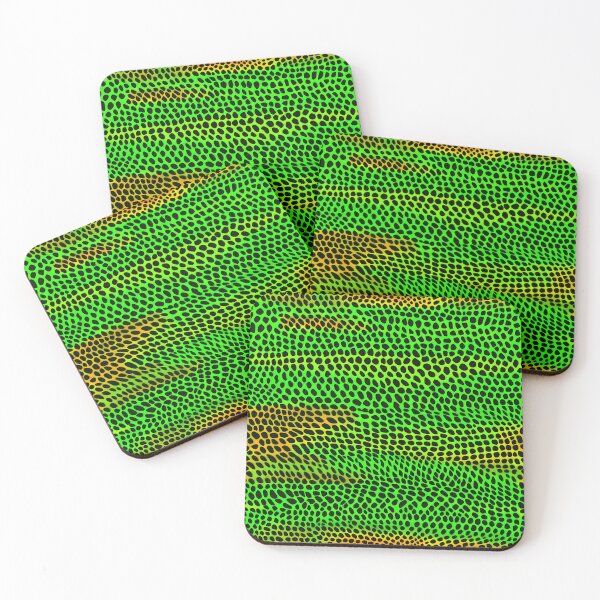 Item preview, Green and Orange Leopard Print 02 designed and sold by Artekinium.