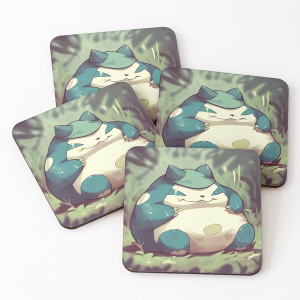 Aperçu de l'œuvre Snorlax art drôle impressions bleues anime créée et vendue par ArtElectra.