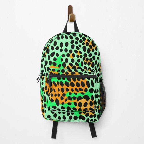 Item preview, Green and Orange Leopard Print 04 designed and sold by Artekinium.