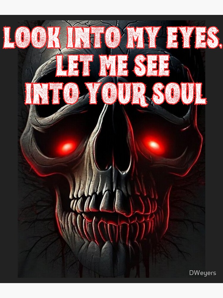 eyes look through skeleton' Sticker