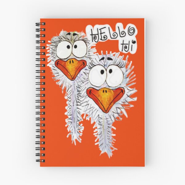 Item preview, Goofy birds saying Hello! designed and sold by RockPaperArt.