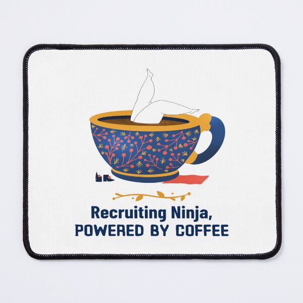 Item preview, Recruiter: Recruiting Ninja, Powered by Coffee designed and sold by joabaj.