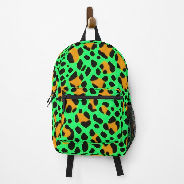Item preview, Green and Orange Leopard Print 04A designed and sold by Artekinium.