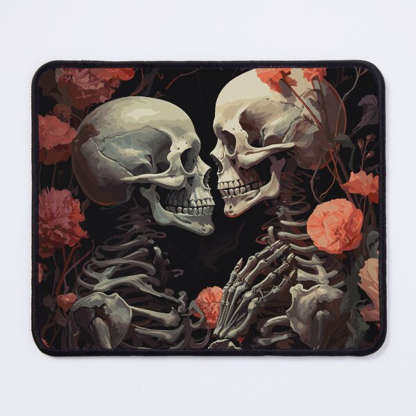 Item preview, Together Skeleton Lover Art designed and sold by meggydesigns.