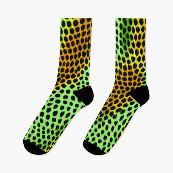 Item preview, Green and Orange Leopard Print 05 designed and sold by Artekinium.