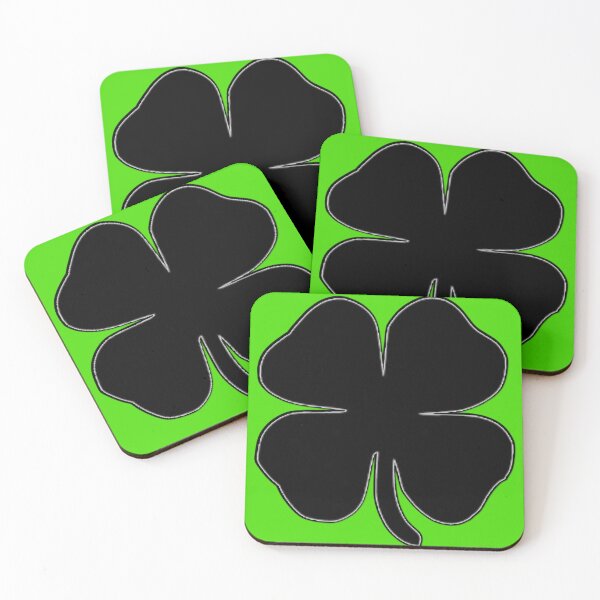 Item preview, Black 4 leaf shamrock  designed and sold by Tom O Gotchi.