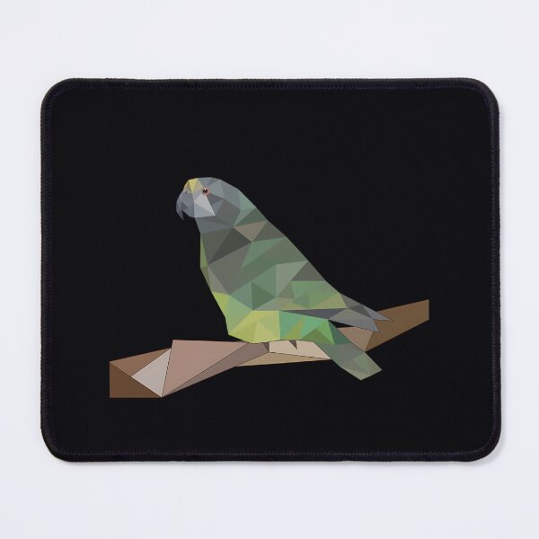 Item preview, Green Meyers Parrot Senegal Geo Art  	 designed and sold by nuvaaaejdqs18.