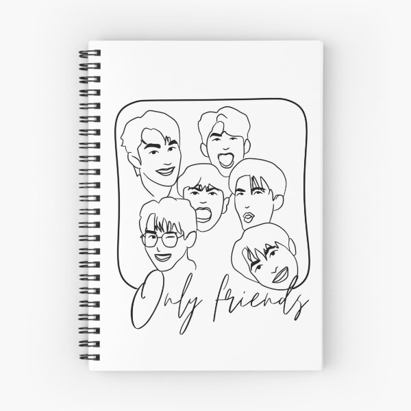 Item preview, Only friends Thai bl series face line art designed and sold by RecStore.