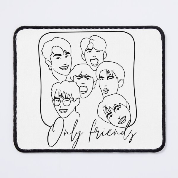 Item preview, Only friends Thai bl series face line art designed and sold by RecStore.