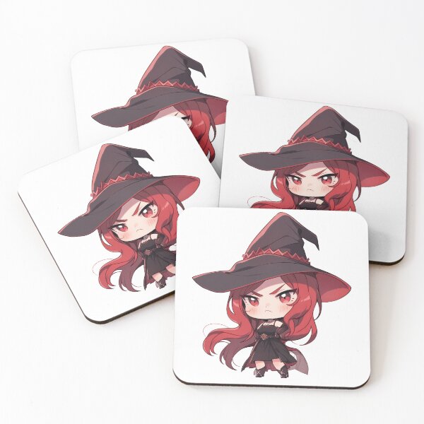 Item preview, Cute Red Halloween Witch designed and sold by SundayDonuts.