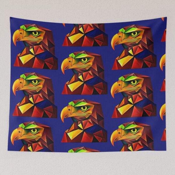 Item preview, Cool Colorful Eagle Head Abstract Art designed and sold by Nature's Fancy.