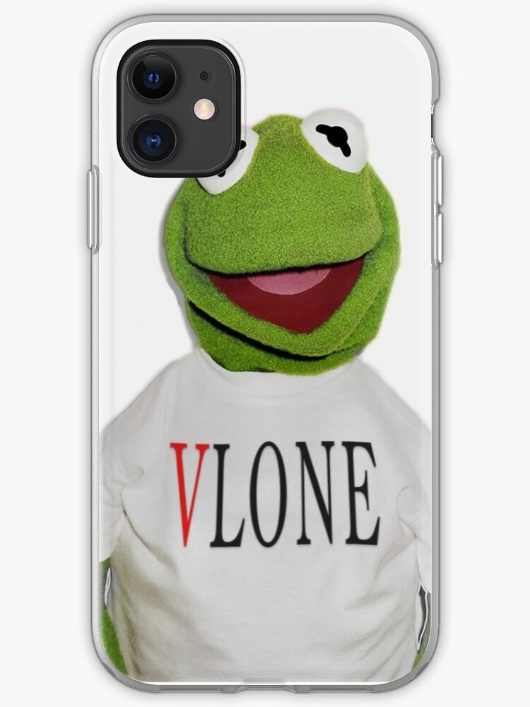 Supreme New York Kermit Vlone Tee Iphone Case Cover By Asfh