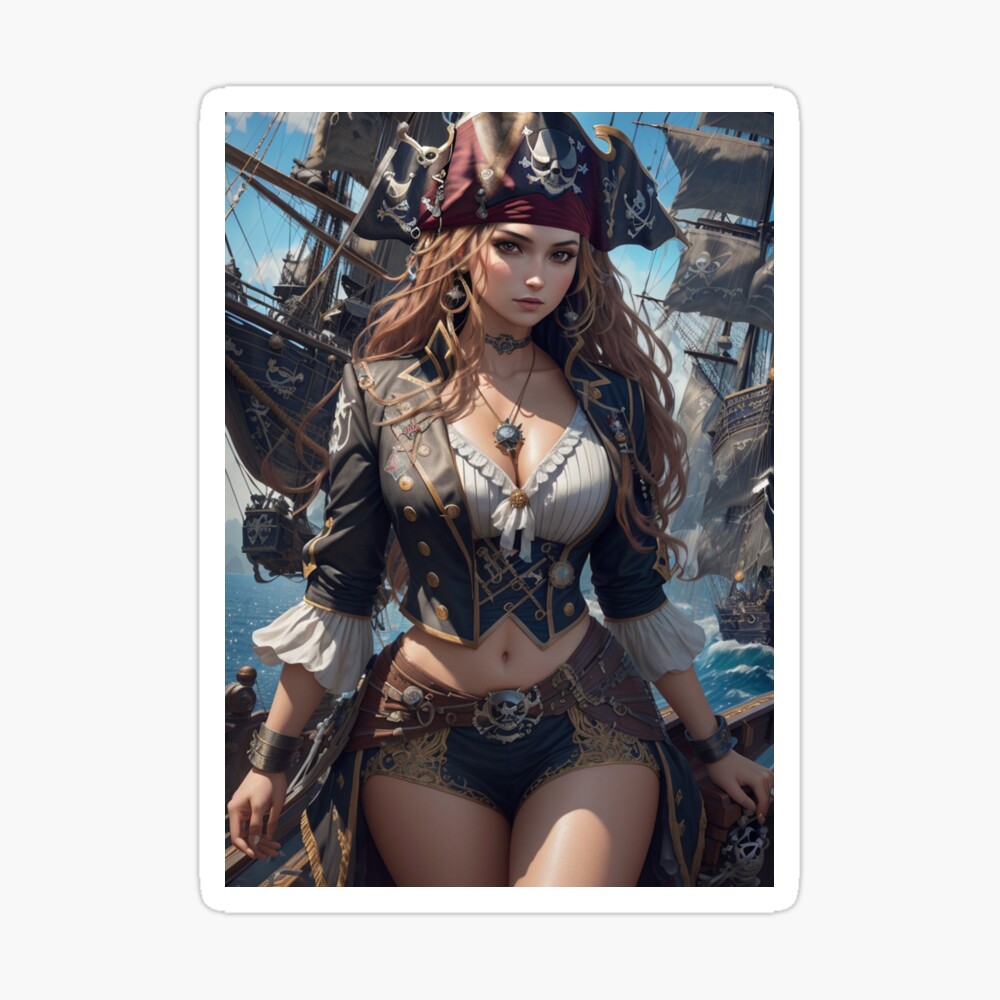 Pirate Woman on the Seas