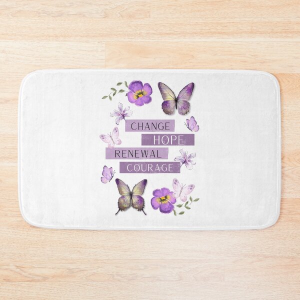 Item preview, Retro Purple Butterfly Floral Watercolor designed and sold by Got2BSnazzy.