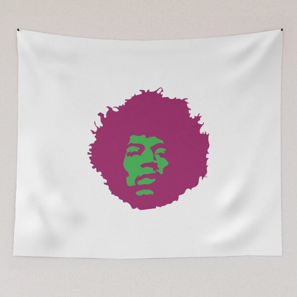 Aperçu de l'œuvre Jimi (vert et violet) créée et vendue par ArtofDissent.